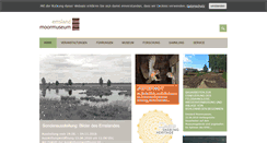 Desktop Screenshot of moormuseum.de